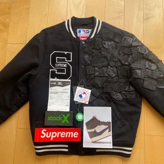 シュプリーム(Supreme)のsupreme  New Era MLB Varsity Jacket  S 黒(スタジャン)