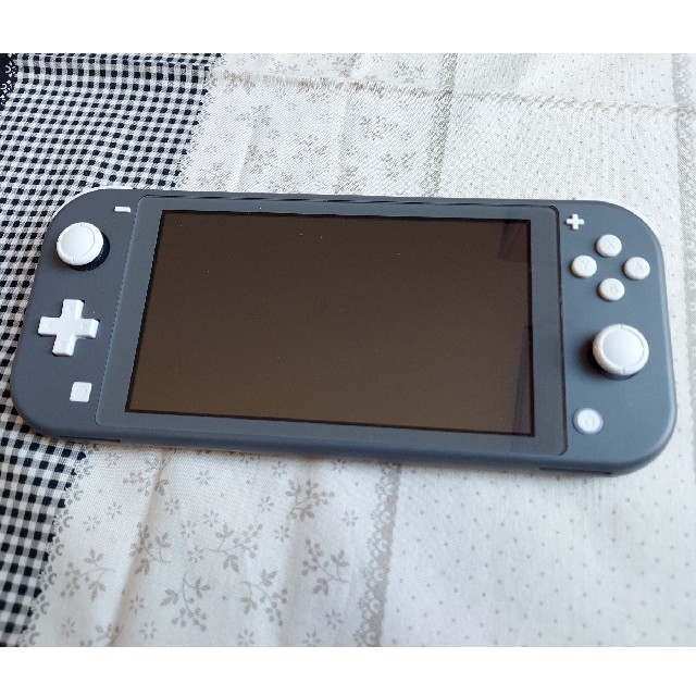 Nintendo Switch(ニンテンドースイッチ)のNintendo Switch Lite 本体 グレー 中古 箱 エンタメ/ホビーのゲームソフト/ゲーム機本体(携帯用ゲーム機本体)の商品写真