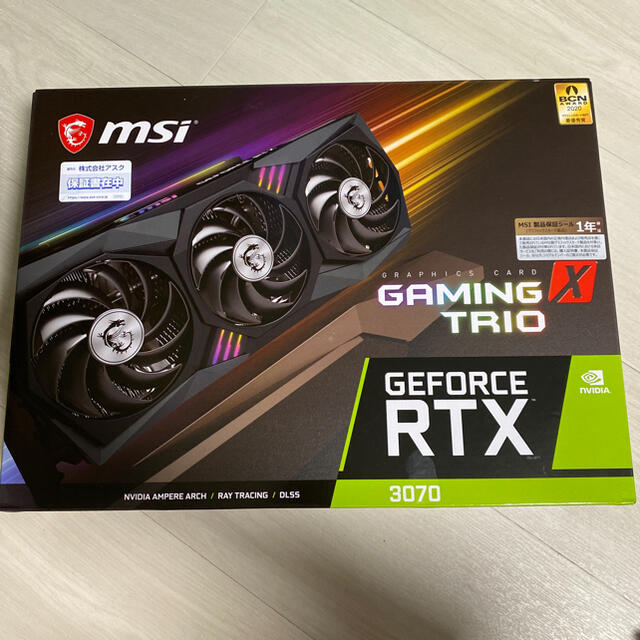 非LHR msi RTX 3070 グラフィックボードPCパーツ