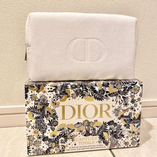 クリスチャンディオール(Christian Dior)の【新品未使用】Dior ノベルティ ポーチ バニティ ホリデー限定デザイン(ポーチ)