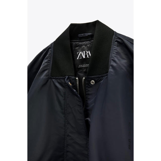 ZARA(ザラ)の新品　ZARA ウォーターレペレント　キルティングボンバージャケット　XS レディースのジャケット/アウター(ブルゾン)の商品写真