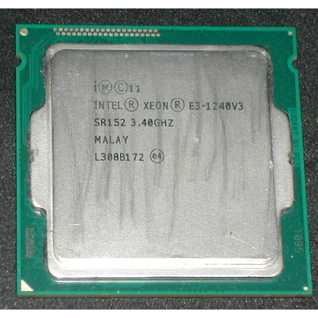 4コア8スレッド　XEON　E3 1240 V3