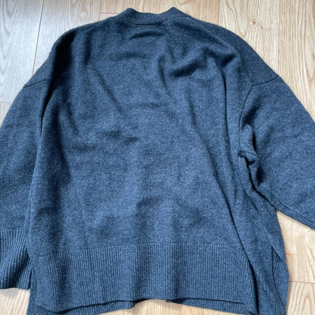 プラージュ【R’IAM】Washable WOOL カーディガン　グレー 5