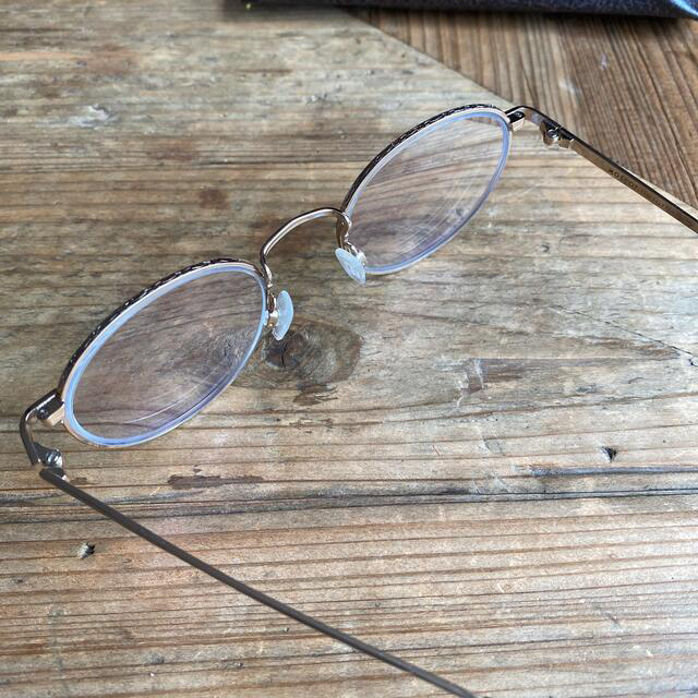 Ayame(アヤメ)のMOSCOT DOV 眼鏡 メガネ ゴールドフレーム ビンテージ モスコット メンズのファッション小物(サングラス/メガネ)の商品写真