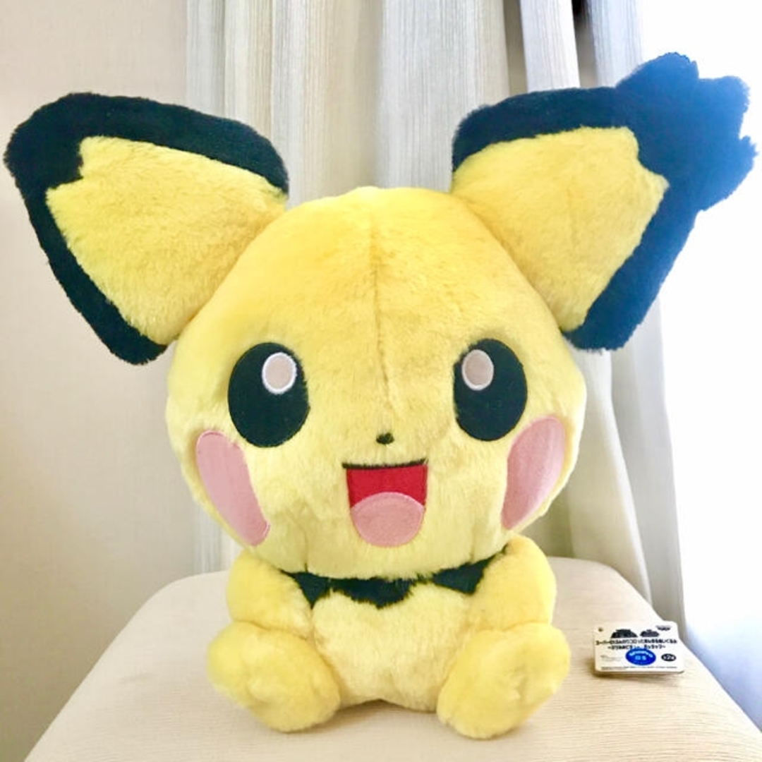 ポケモン - ギザみみピチュー ぬいぐるみの通販 by M ポケモン - ギザみみピチュー ぬいぐるみの通販 by M