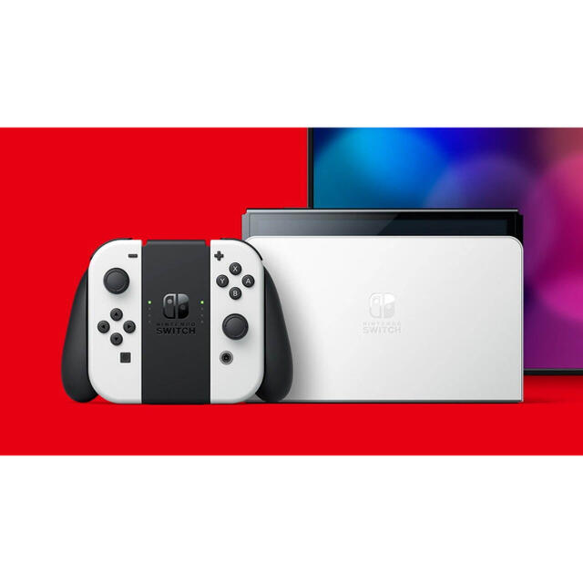 Nintendo Switch(ニンテンドースイッチ)のNintendo Switch 有機ELモデル　ホワイト Switch本体  エンタメ/ホビーのゲームソフト/ゲーム機本体(家庭用ゲーム機本体)の商品写真