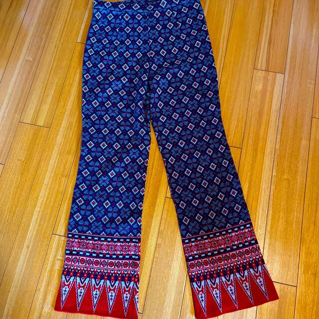 KEITAMARUYAMA ニットパンツ レッド