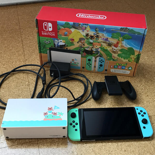 Nintendo Switch(ニンテンドースイッチ)のNintendo Switchあつまれどうぶつの森セット エンタメ/ホビーのゲームソフト/ゲーム機本体(家庭用ゲーム機本体)の商品写真