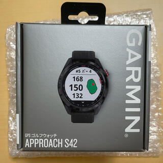 ガーミン(GARMIN)の【新品未使用品】GARMIN ガーミンApproach S42 Black(その他)