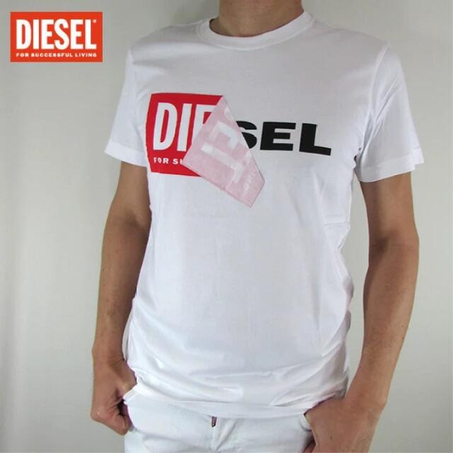 DIESEL Tシャツ T DIEGO QA T-SHIRT ホワイト　Sメンズ