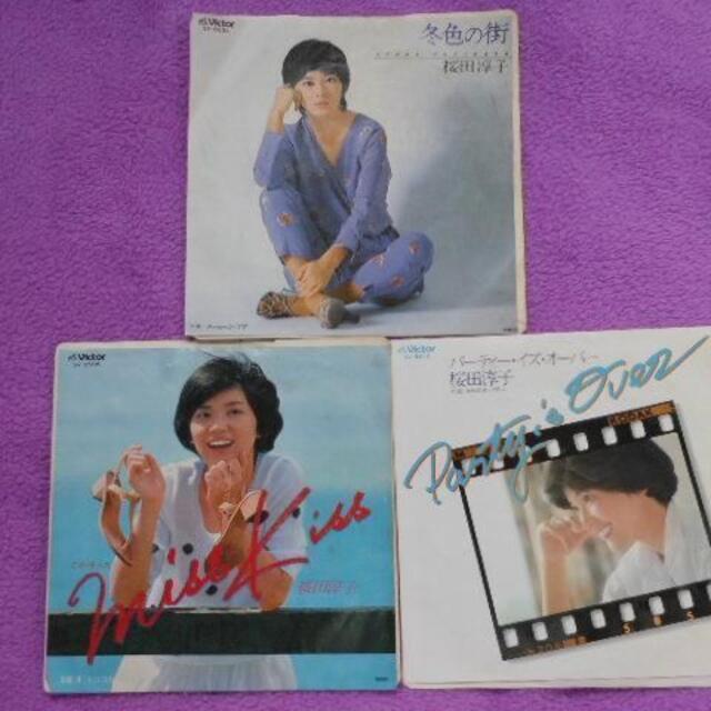 昭和ポップス 冬色の街 桜田淳子 レコード - 邦楽