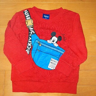 ディズニー(Disney)のキッズ　子供服　ミッキー　100(Tシャツ/カットソー)