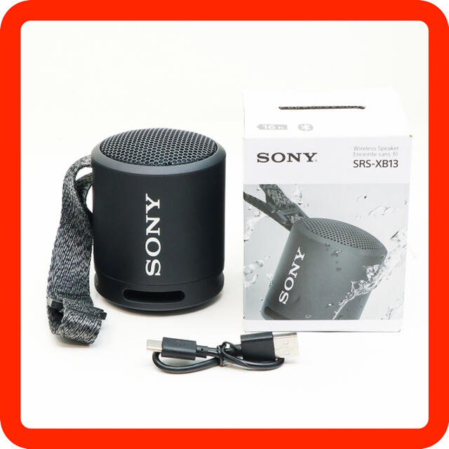 美品 ●SONY SRS-XB13 ブラック 黒 Bluetooth スピーカー