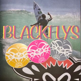 ブラックフライズ(BLACK FLYS)のBlackFlysブラックフライGirlサングラス限定フライアイコンステッカー(サーフィン)