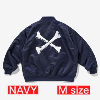 ダブルタップス(W)taps)の【M】WTAPS TEAM JACKET NYLON. TWILL NAVY(ミリタリージャケット)