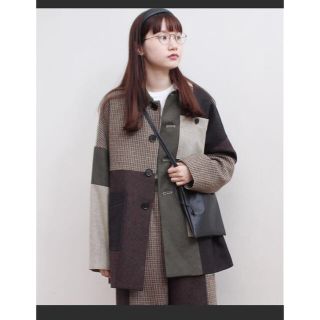 フィグロンドン(fig London)のfig London 今季＊tweed mixブルゾン  グリーン　未使用(その他)