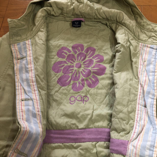 GAP Kids(ギャップキッズ)のGAP ガールズ　コート（XL12） キッズ/ベビー/マタニティのキッズ服女の子用(90cm~)(ジャケット/上着)の商品写真