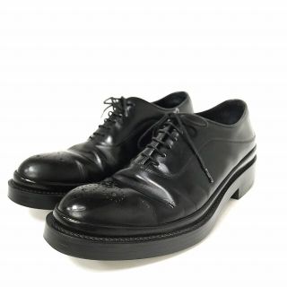 プラダ(PRADA)のプラダ PRADA メダリオンシューズ ビジネスシューズ レザー 8 約27cm(ドレス/ビジネス)