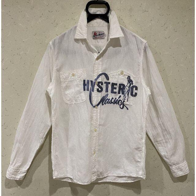 HYSTERIC GLAMOUR(ヒステリックグラマー)の＊ヒステリックグラマー ガチャポケ リネン混 長袖 シャツ S メンズのトップス(シャツ)の商品写真