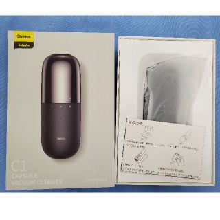 Baseus capsule vacuum cleaner ブラック(掃除機)