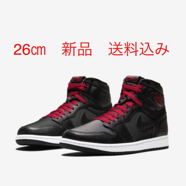 AIR JORDAN 1 RETRO HIGH OG BLACK/GYM RED