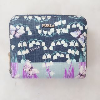 フルラ(Furla)の【使用感あり】FURLA 折財布 すずらん柄 幸せの訪れ(財布)