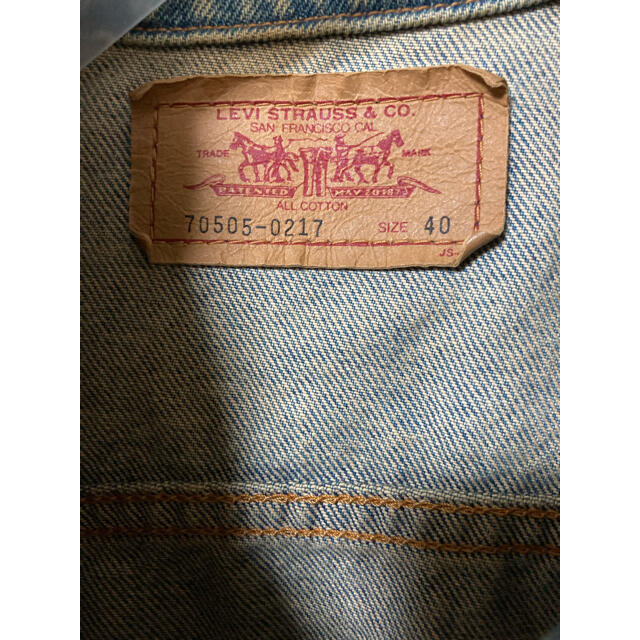 Levi's(リーバイス)のLevi''s デニムジャケット リーバイス 3rd 4th  70505 メンズのジャケット/アウター(Gジャン/デニムジャケット)の商品写真