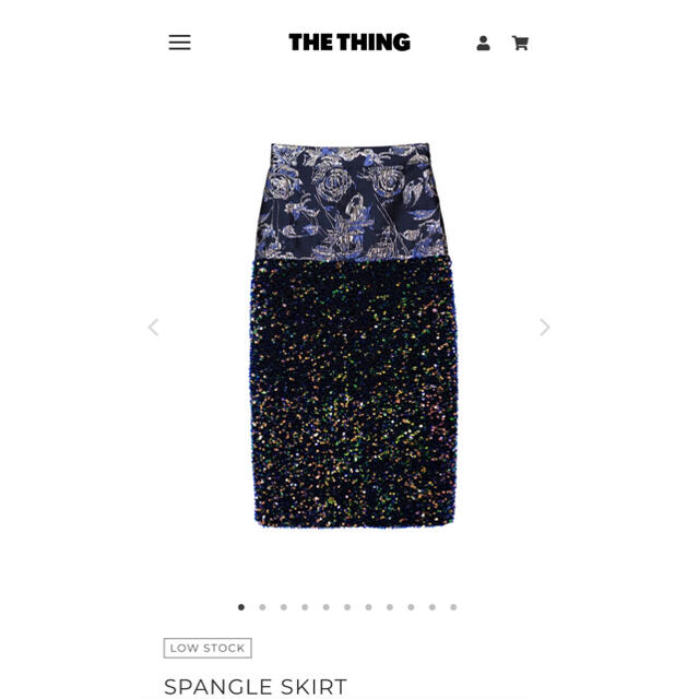 mame(マメ)のTHE THING スパンコールタイトスカート レディースのスカート(ロングスカート)の商品写真