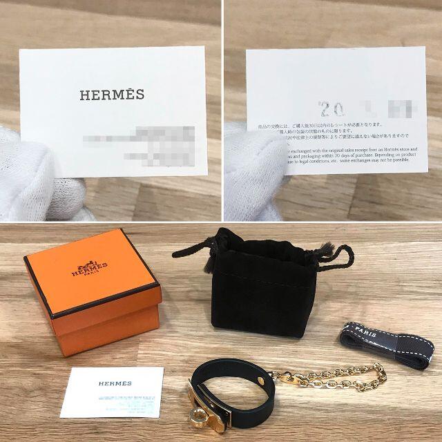 Hermes(エルメス)のマロン様の 新品未使用 エルメス グローブホルダー ケリー スイフト ブラック  レディースのファッション小物(その他)の商品写真