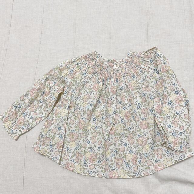 Bonpoint - 美品 ボンポワン スモッキング ブラウスの通販 by