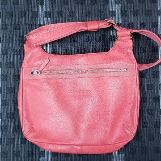 ロンシャン(LONGCHAMP)のLONGCHAMP⭐ショルダーバッグ⭐斜めがけ⭐サーモンピンク⭐(ショルダーバッグ)