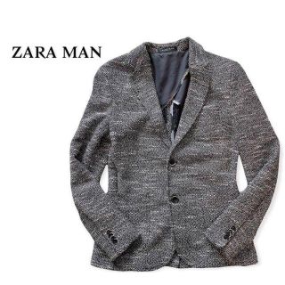 ザラ(ZARA)のZARA MAN テーラードジャケット ニット風(テーラードジャケット)