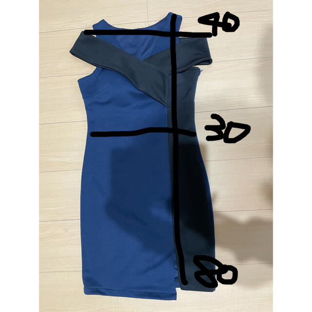 イチオク　キャバドレス　肩出し レディースのフォーマル/ドレス(ミニドレス)の商品写真
