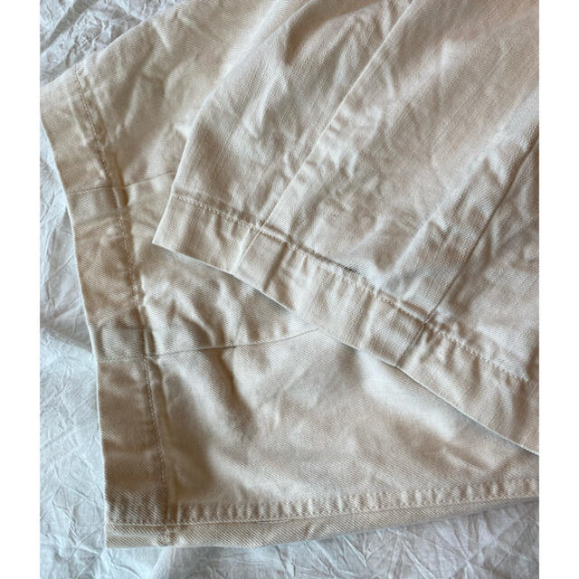 HARVESTY サーカスパンツ風 L 白の10回未満着用パンツ レディースのパンツ(カジュアルパンツ)の商品写真