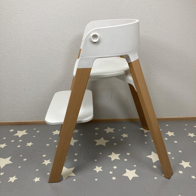 Stokke(ストッケ)の＊美品＊ストッケ　ステップス　ベビーチェア　ナチュラル キッズ/ベビー/マタニティの寝具/家具(その他)の商品写真