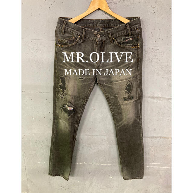 MR.OLIVE ダメージ加工デニム！日本製！