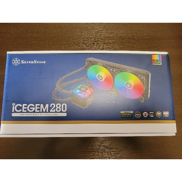 SILVERSTONE ICEGEM 280 簡易水冷 美品！