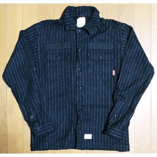 ダブルタップス(W)taps)の07aw WTAPS BUDS ウールシャツ 黒 S 激レア(ミリタリージャケット)