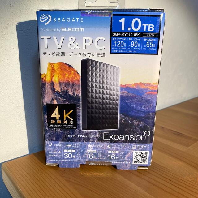 ELECOM 外付けポータブルハードディスク　1TB