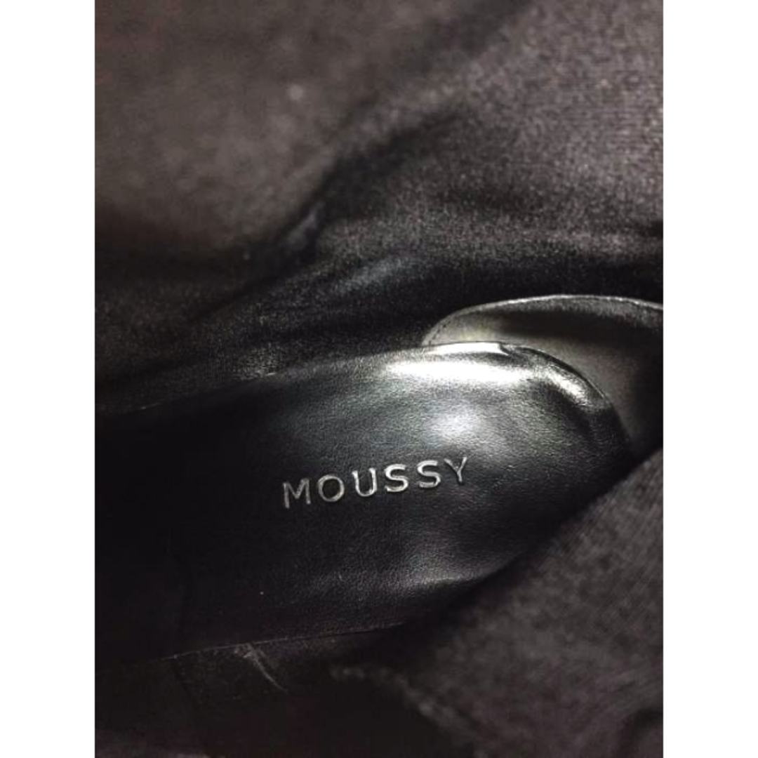 moussy(マウジー)のMOUSSY(マウジー) SQUARE TOE LONG ブーツ レディース レディースの靴/シューズ(ブーツ)の商品写真