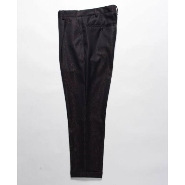 WACKO MARIA(ワコマリア)のワコマリア pleated trousers ドーメル　ブラック　S メンズのパンツ(スラックス)の商品写真