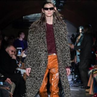 ジョンローレンスサリバン(JOHN LAWRENCE SULLIVAN)のジョンローレンスサリバン　19aw レオパードコート(チェスターコート)