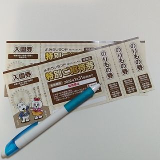 よみうりランド　入園券／乗り物券(遊園地/テーマパーク)