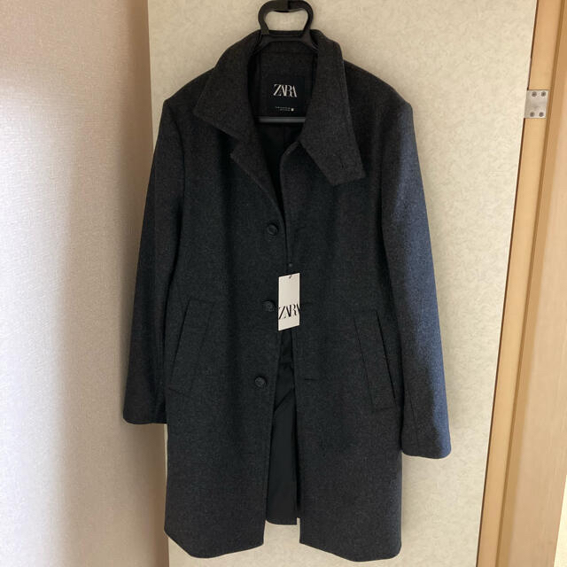 人気火が続き】 ZARA ザラ MAN メンズ コート スタンドカラー 新品 未
