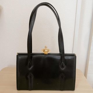 ヴィヴィアンウエストウッド(Vivienne Westwood)のヴィヴィアン 廃盤の立体オーブ　レザーハンドバッグ(ハンドバッグ)