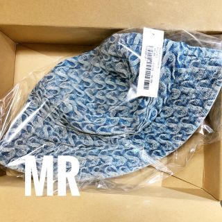 シュプリーム(Supreme)のM/L Supreme Monogram Denim Crusher blue(ハット)