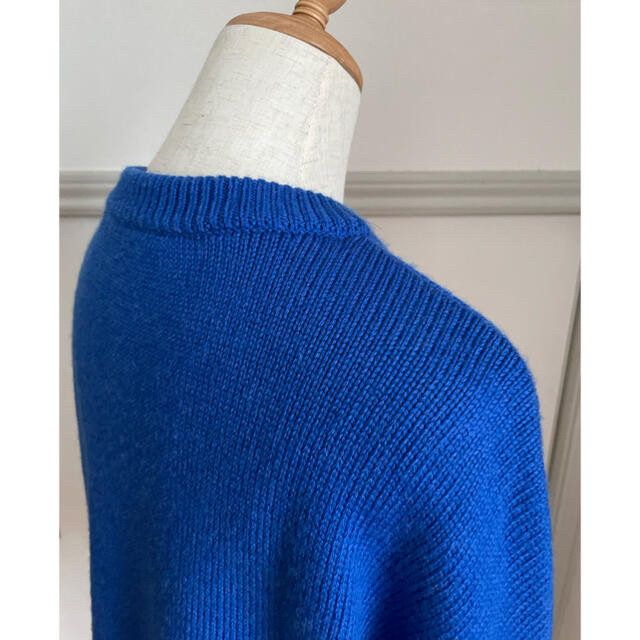 DEUXIEME OversizedBlueクルーネックセーターの通販 by Sunji's shop｜ドゥーズィエムクラスならラクマ CLASSE - 高品質定番