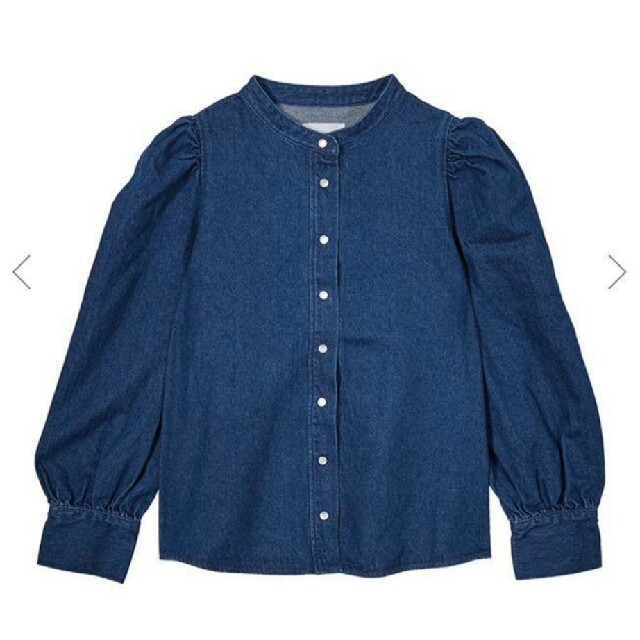 アメリ　デニムブラウス　DENIM POOFY BLOUSE