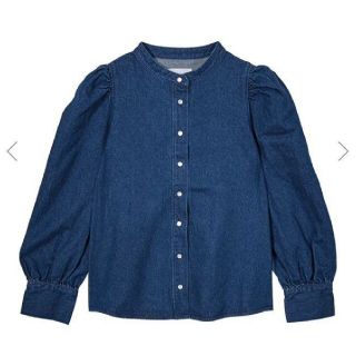 アメリヴィンテージ(Ameri VINTAGE)のアメリ　デニムブラウス　DENIM POOFY BLOUSE(シャツ/ブラウス(長袖/七分))