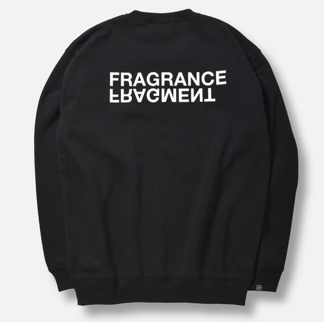 FRAGMENT(フラグメント)のretaw FRAGMENT FRAGRANCE クルーネックスウェット 黒 L メンズのトップス(スウェット)の商品写真